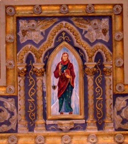 2007- 4  Porte du tabernacle en la coll+®giale de Castel...